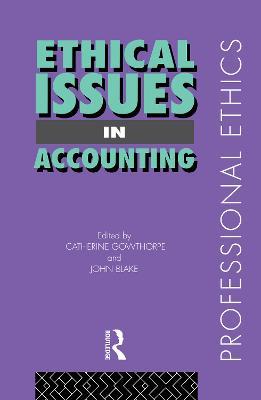 Ethical Issues in Accounting - cover