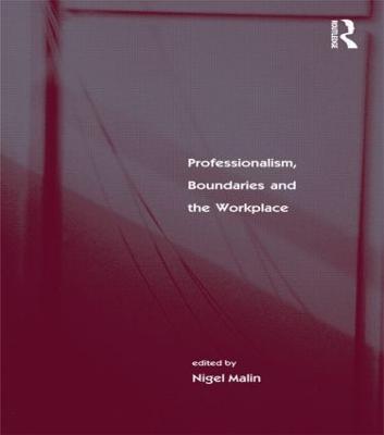 Professionalism, Boundaries and the Workplace - cover