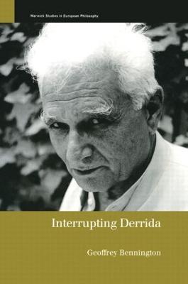 Interrupting Derrida - Geoffrey Bennington - cover