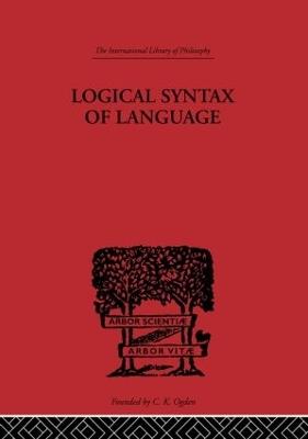 Logical Syntax of Language - Rudolf Carnap - cover