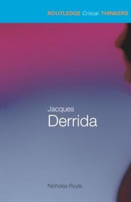 Jacques Derrida - Nicholas Royle - cover