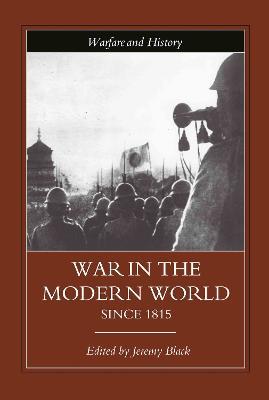 War in the Modern World since 1815 - cover