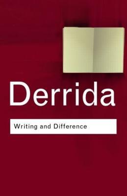 Writing and Difference - Jacques Derrida - cover