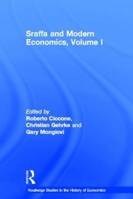 Sraffa and Modern Economics, Volume I - cover