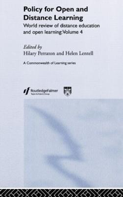 Policy for Open and Distance Learning: World review of distance education and open learning Volume 4 - cover