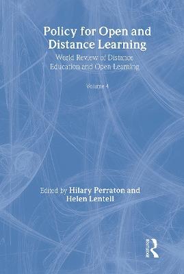 Policy for Open and Distance Learning: World review of distance education and open learning Volume 4 - cover