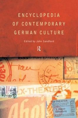 Encyclopedia of Contemporary German Culture - cover