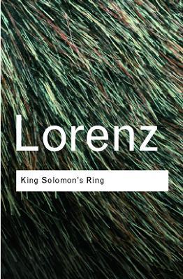 King Solomon's Ring - Konrad Lorenz - cover