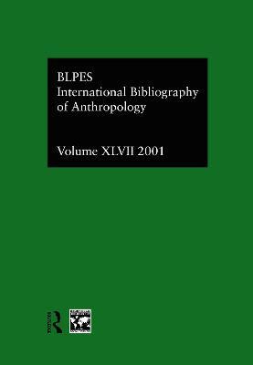 IBSS: Anthropology: 2001 Vol.47 - cover