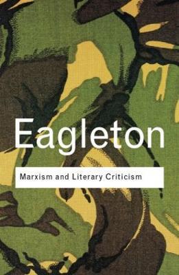 Marxism and Literary Criticism - Terry Eagleton - cover