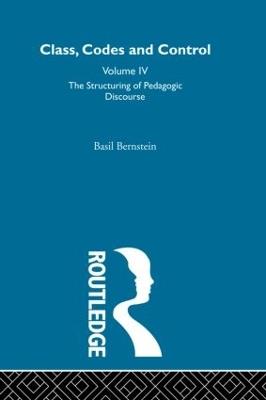 The Structuring of Pedagogic Discourse - Basil Bernstein - cover