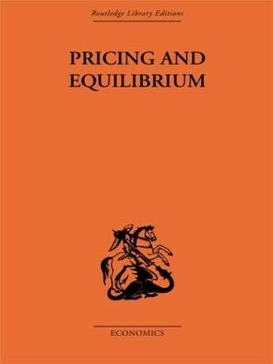Pricing and Equilibrium - Erich Schneider - cover