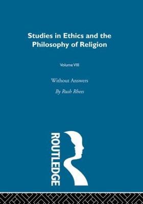 Without Answers Vol 8 - Rush Rhees - cover