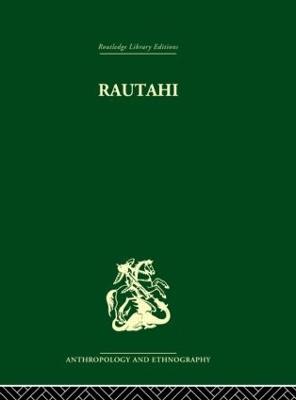 Rautahi: The Maoris of New Zealand - Joan Metge - cover
