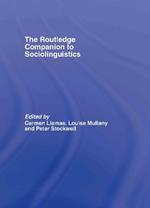 The Routledge Companion to Sociolinguistics