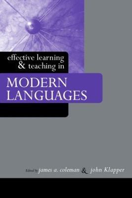 Effective Learning and Teaching in Modern Languages - cover
