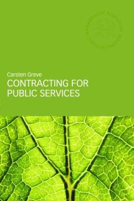 Contracting for Public Services - Carsten Greve - cover
