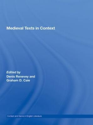 Medieval Texts in Context - cover