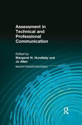Assessment in Technical and Professional Communication - cover