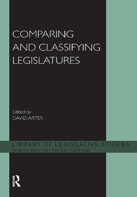 Comparing and Classifying Legislatures - cover