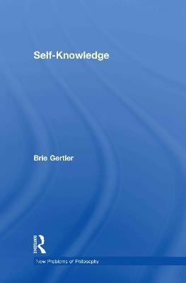 Self-Knowledge - Brie Gertler - cover