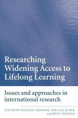 Researching Widening Access to Lifelong Learning: Issues and Approaches in International Research - cover