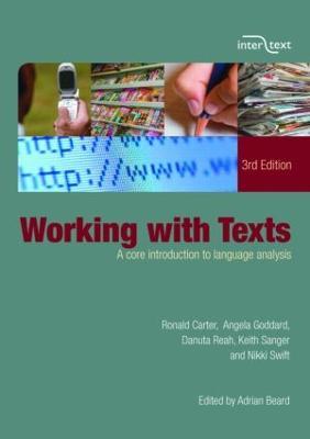 Working with Texts: A Core Introduction to Language Analysis - Ronald Carter,Angela Goddard,Danuta Reah - cover