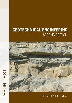 Geotechnical Engineering - Renato Lancellotta - cover