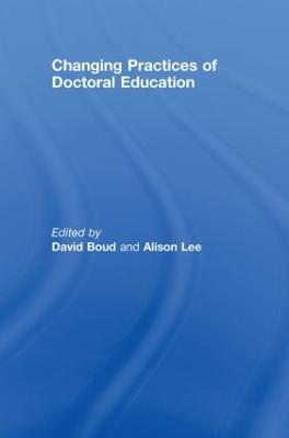 Changing Practices of Doctoral Education - cover