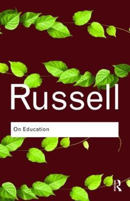 On Education - Bertrand Russell - cover