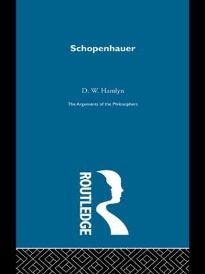 Schopenhauer-Arg Philosophers - D.W. Hamlyn - cover