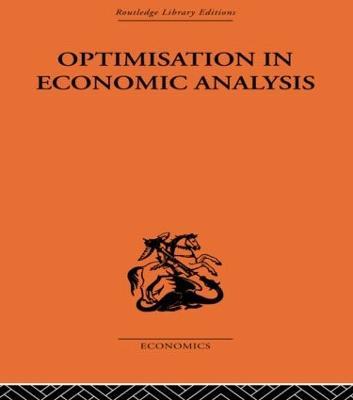 Optimisation in Economic Analysis - Gordon Mills - cover