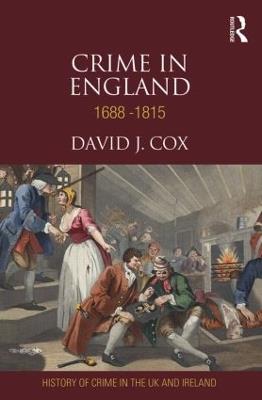 Crime in England 1688-1815 - David Cox - cover