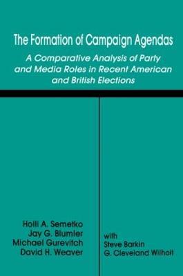 The Formation of Campaign Agendas: A Comparative Analysis of Party and Media Roles in Recent American and British Elections - Holli A. Semetko,Jay G. Blumler,Michael Gurevitch - cover