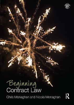 Beginning Contract Law - Nicola Monaghan,Chris Monaghan - cover