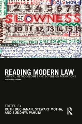 Reading Modern Law: Critical Methodologies and Sovereign Formations - cover