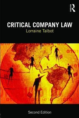 Critical Company Law - Lorraine Talbot - cover