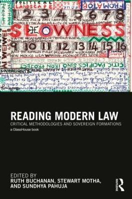 Reading Modern Law: Critical Methodologies and Sovereign Formations - cover