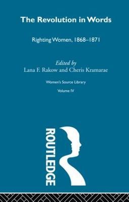 The Revolution in Words - Cheris Kramarae,Lana F. Rakow - cover