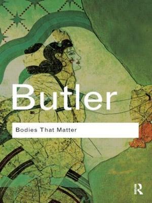 Bodies That Matter: On the Discursive Limits of Sex - Judith Butler - cover