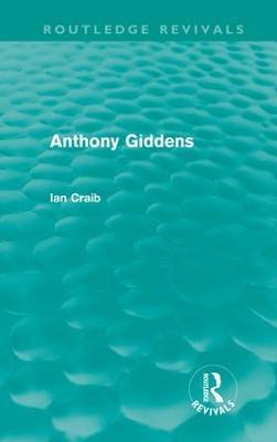 Anthony Giddens - Ian Craib - cover