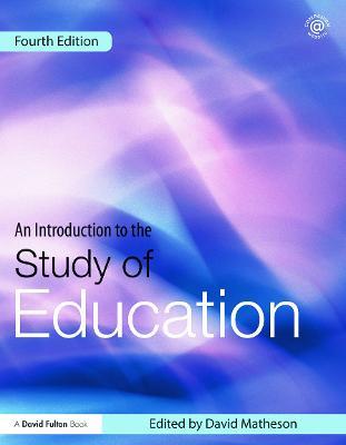 An Introduction to the Study of Education - cover