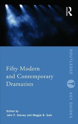 Fifty Modern and Contemporary Dramatists - cover