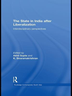 The State in India after Liberalization: Interdisciplinary Perspectives - cover