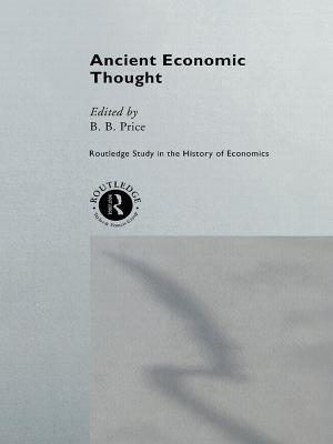 Ancient Economic Thought - Betsy Price - cover