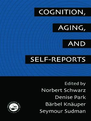 Cognition, Aging and Self-Reports - cover