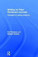 Writing for Peer Reviewed Journals: Strategies for getting published