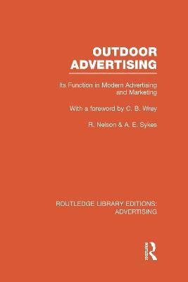 Outdoor Advertising (RLE Advertising) - Richard Nelson,Anthony Sykes - cover