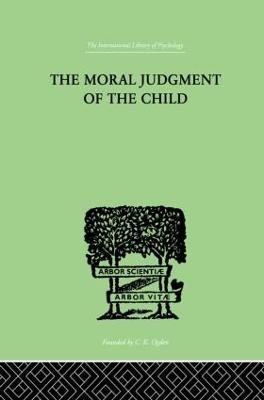 The Moral Judgment Of The Child - Jean Piaget - cover