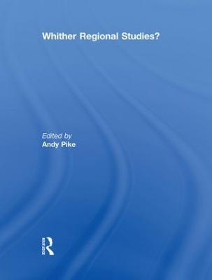 'Whither regional studies?' - cover